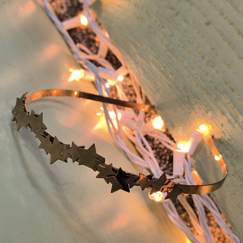 Women's Grecian Gold Metal Star Headband